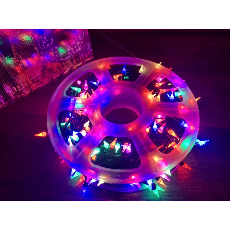 Светодиодная гирлянда Бухта 50 м 240 LED 8 режимов мультиколор RGB