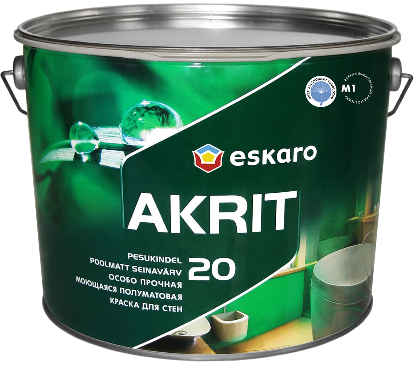 Eskaro Akrit 20 фарба для ванної кімнати