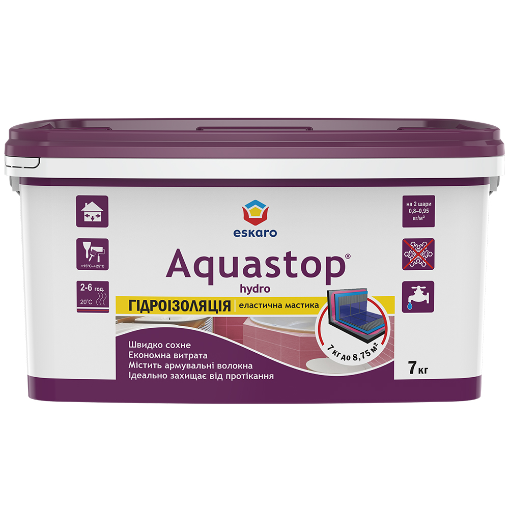 Eskaro Aquastop Hydro — гидроизоляционная мастика