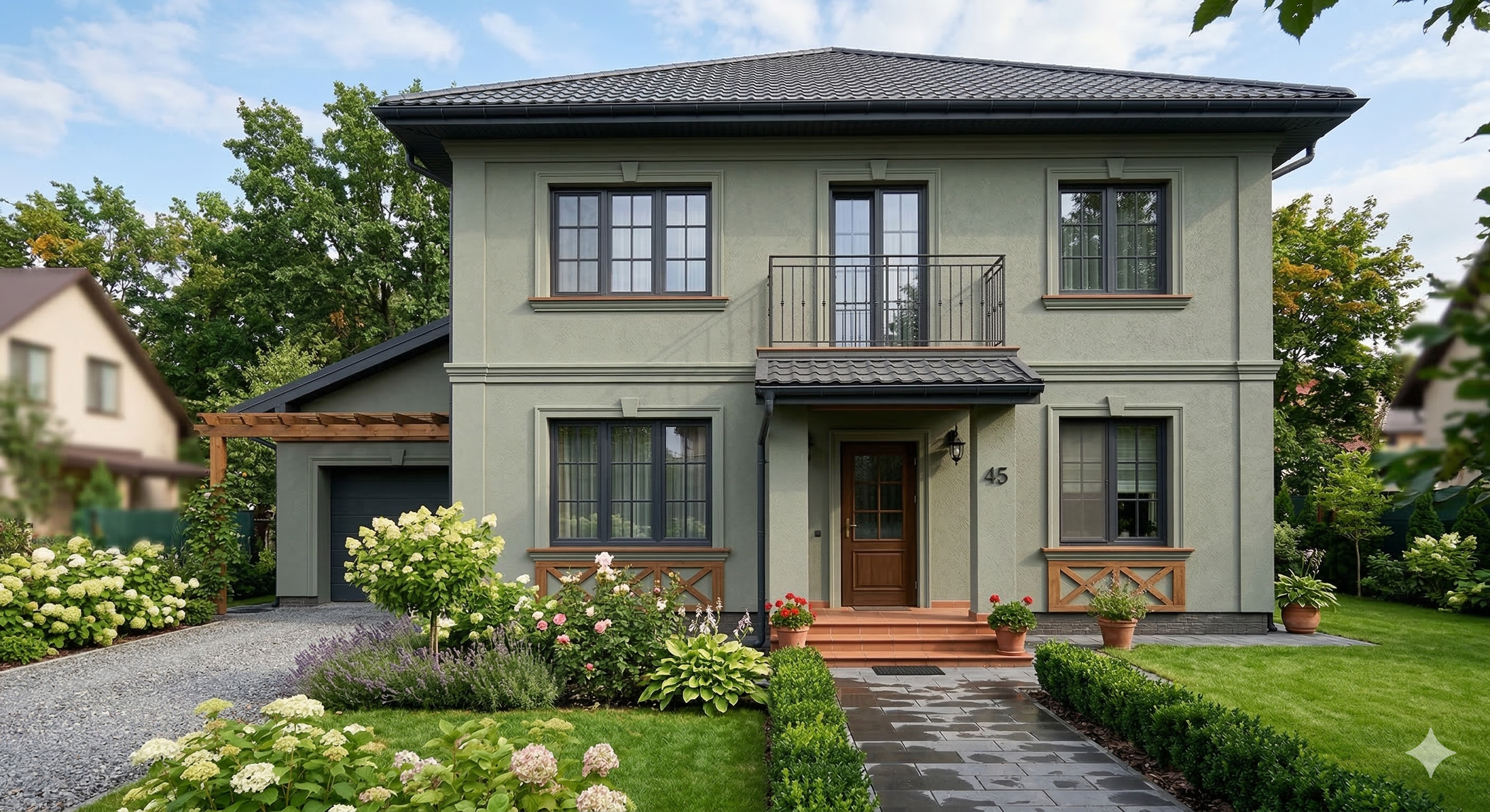 Колерування фасадної фарби на тонувальній машинці — палітра кольорів для стін